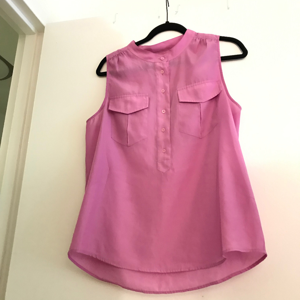 Pink J. Crew Blouse